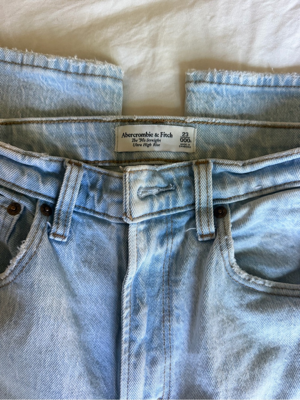 Abercrombie & Fitch 90s Strait Ultra High Rise